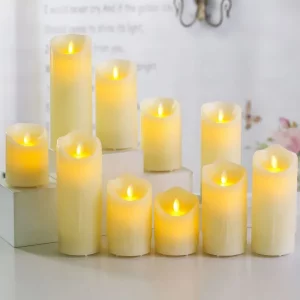 Bougie clignotante sans flamme, batterie de thé, bougie électronique de souhaits Led, décoration de maison d'halloween - AliExpress